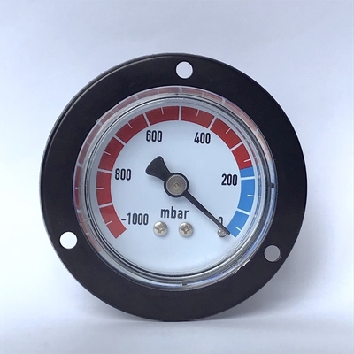 1000 Mbar 50mm Pressure Gauge Flange Mounting Manometer Tabung Bourton Kuningan