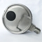 4 &quot;25 bar Removable Ring Manometer SUS 316 Tabung/Socket 1/2 BSP Semua Pengukur Tekanan Stainless Steel